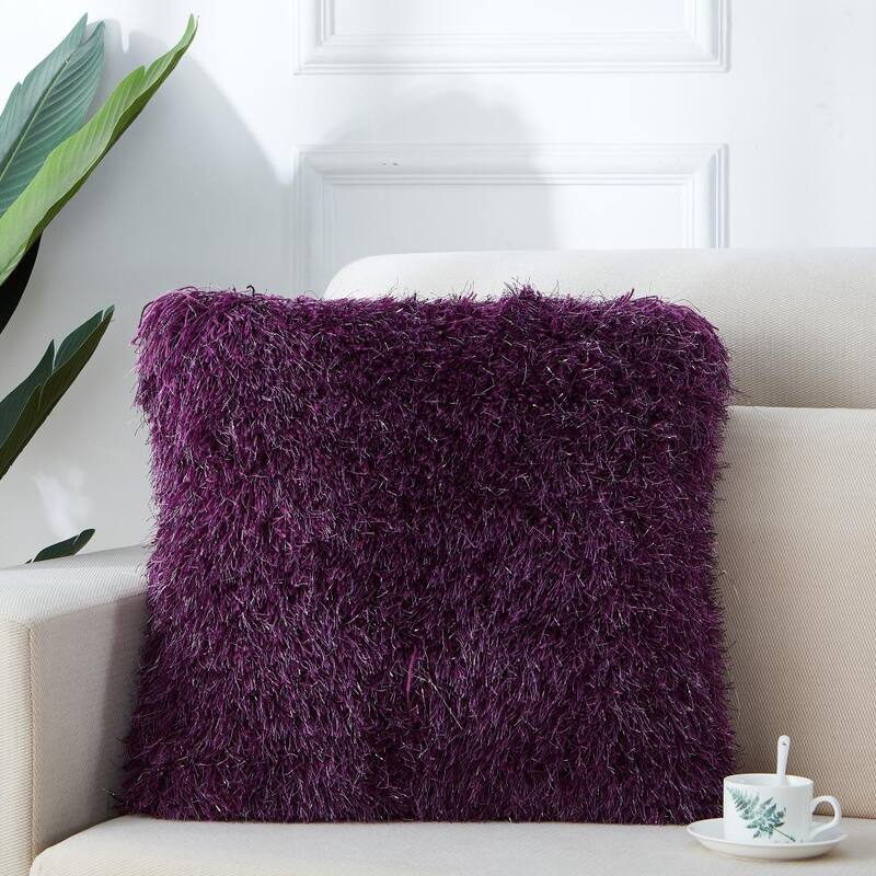 Manhattan Collection Shag Pillow