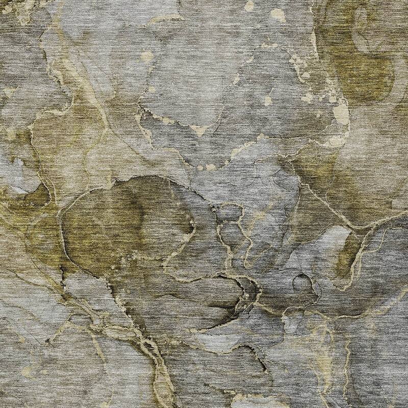 HomeRoots Abstract Transitional Rectangle Outdoor Rug