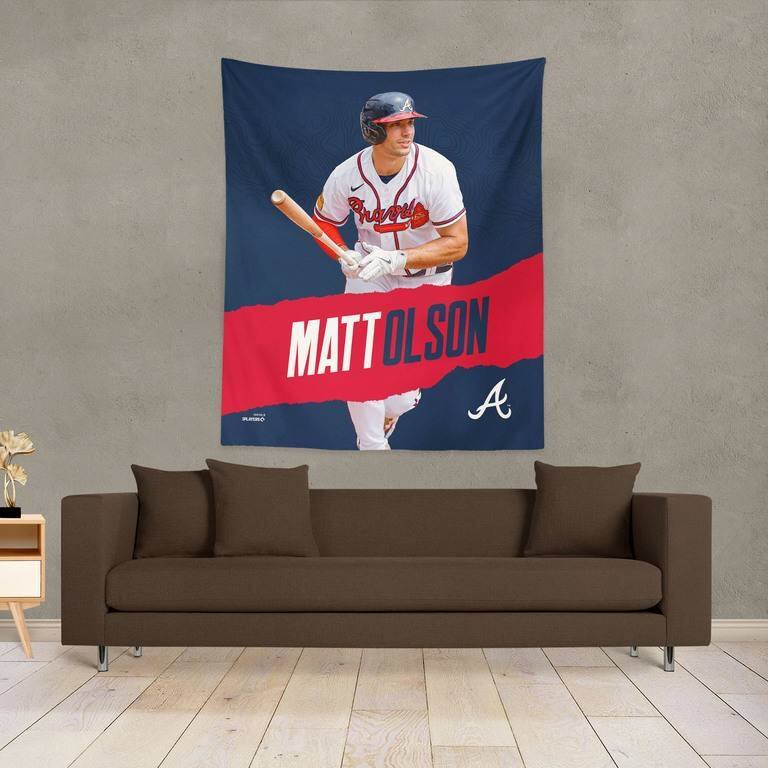 MLB Atlanta Braves Player Wall Hanging