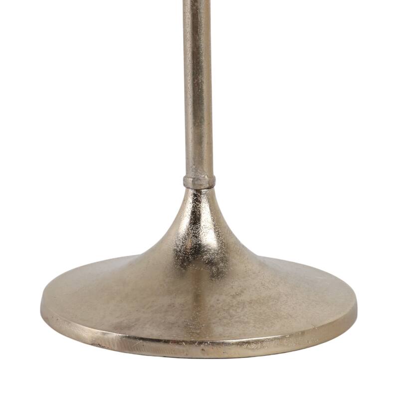 Modern Small Accent End Table with Metal Base - 27"