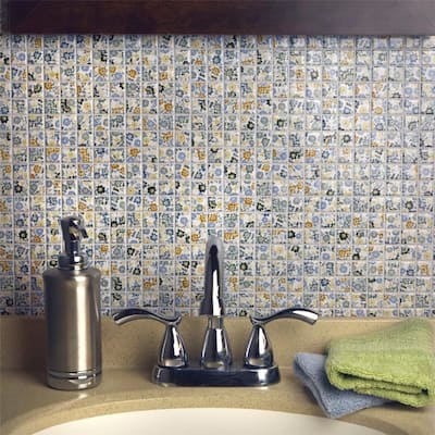 Merola Tile Spring Flower 12" x 12" Porcelain Floor and Wall Tile