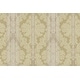 preview thumbnail 3 of 6, Seabrook Designs Nadia Striped Damask Unpasted Wallpaper 27 in. W x 27 ft. L - Metallic Parchment & Lavender