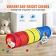 preview thumbnail 11 of 12, Kids Play Tunnel Tent for Toddlers, Colorful Pop Up Caterpillar Tunnel Toy for Baby or Pet, Collapsible Gift for Boy and Girl