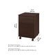 preview thumbnail 43 of 49, Key West 2 Drawer Mobile File Cabinet by Bush Furniture