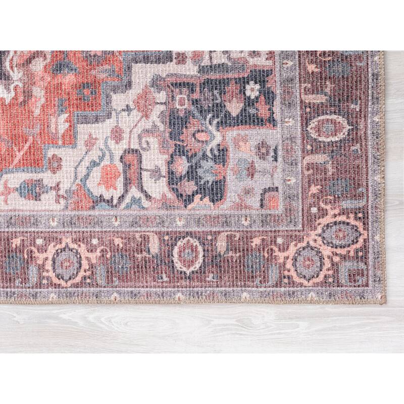 VER02 Vera Collection Multi Power Loomed Indoor Area Rug