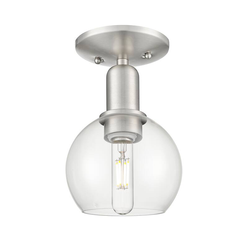 Innovations Lighting Endless Possibilities Arcadia - Athens - 1 Light 6" Semi-Flush Mount