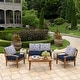 preview thumbnail 36 of 47, ARDEN Outdoor Loveseat Cushion Set, 48 x 24