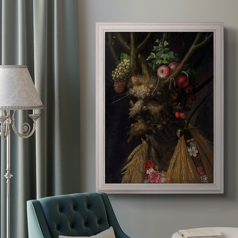 Four Seasons in One Head Premium Framed Canvas- Ready to Hang