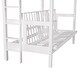 preview thumbnail 9 of 7, Twin over Full Bunk Bed, Convertible Down Bed, with Ladder and Guardrail