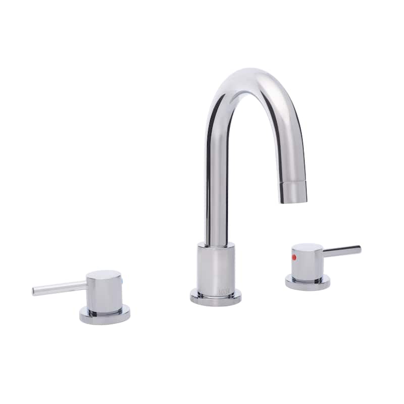 SAFAVIEH Solea Clora Dual Handle 9-inch Chrome Bathroom Vessel Faucet - 12Wx6Dx9H