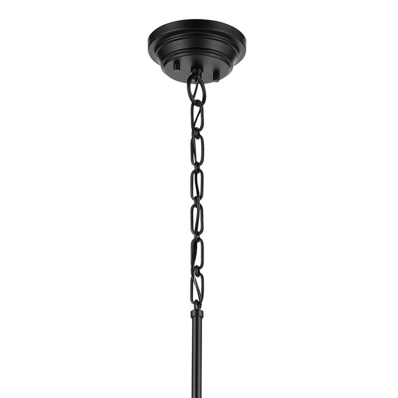 Kichler Lighting Marsailli 19.75" 1-Light Large Pendant with Clear Glass in Black - 15.75