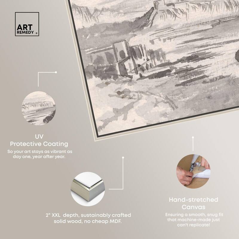 View across a Monaco Canvas by Art Remedy