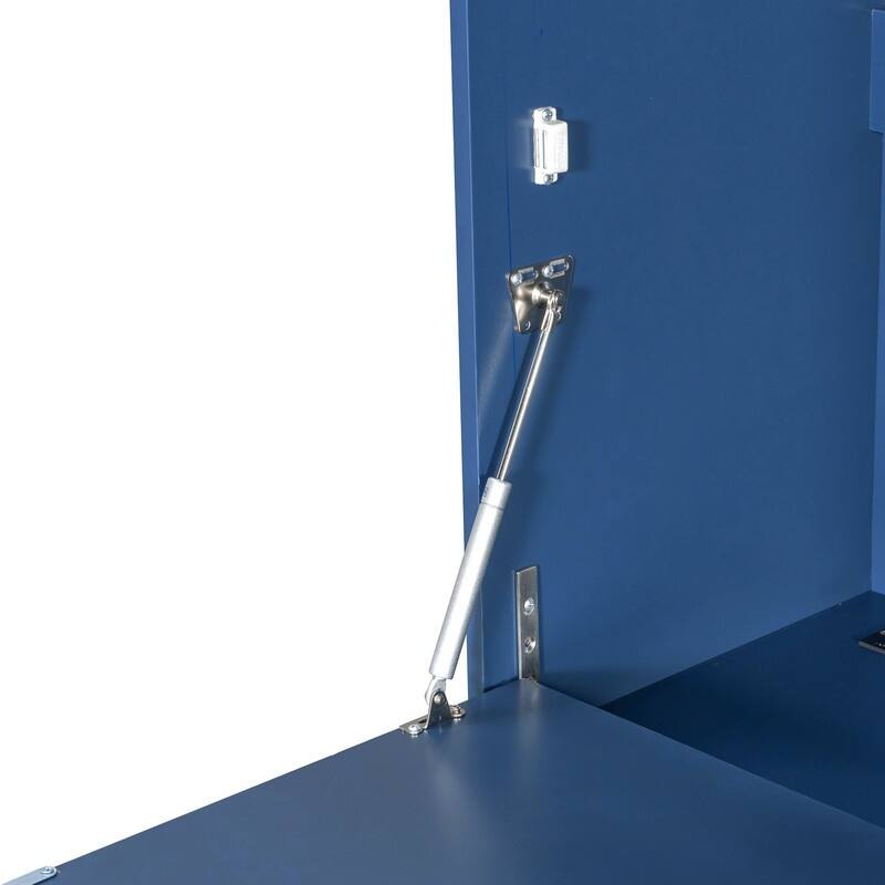 69"Tall Kitchen Pantry with Hutch, Multifunctional Storage Cabinet with Adjustable Shelf and Power Outlet