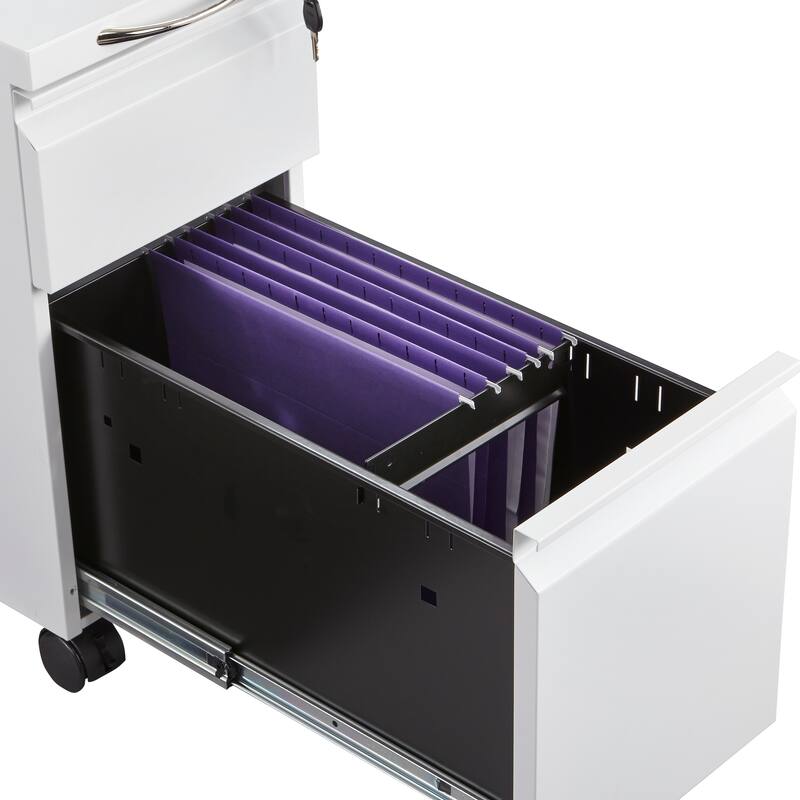 Small Mobile Steel File Storage Pedestal