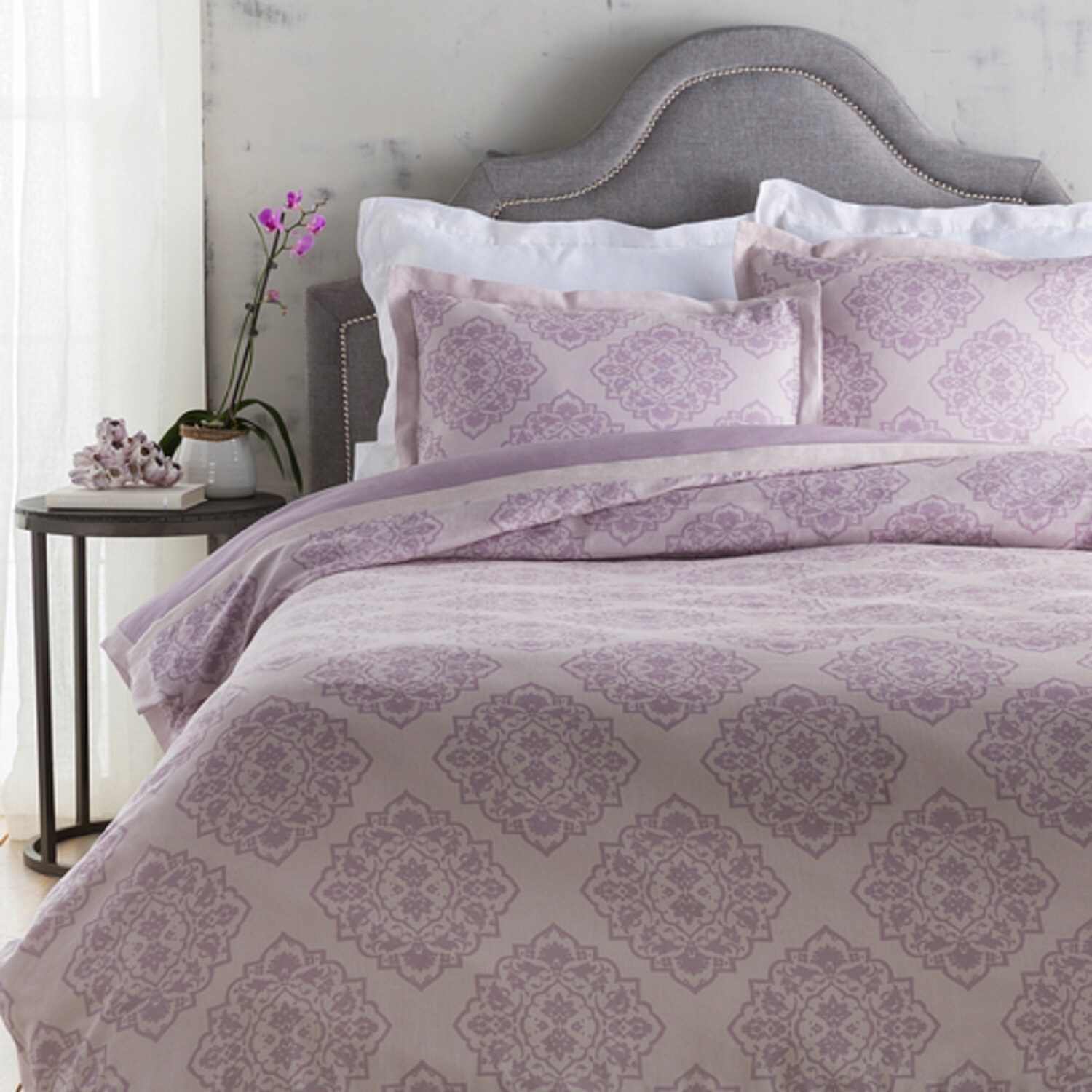 Shop Heather And Amethyst Purple Decorative Elegance Damask