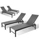 preview thumbnail 9 of 73, Pellebant Outdoor Patio Adjustable Chaise Lounge Chairs