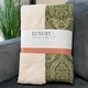 preview thumbnail 12 of 34, Premium Machine Washable Modern Damask Sherpa Throw Blanket