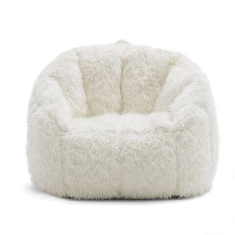 Big Joe Lux Milano Shag Fur Chair