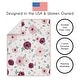 preview thumbnail 4 of 4, Sweet Jojo Designs Burgundy Boho Floral Girl 6pc Crib Bedding + BreathableBaby Breathable Mesh Liner Pad -Bohemian Shabby Flower