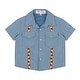 preview thumbnail 1 of 4, Mixed Up Clothing Baby Hemd Short Sleeve Button Down Shirt 12 Months - Light Blue