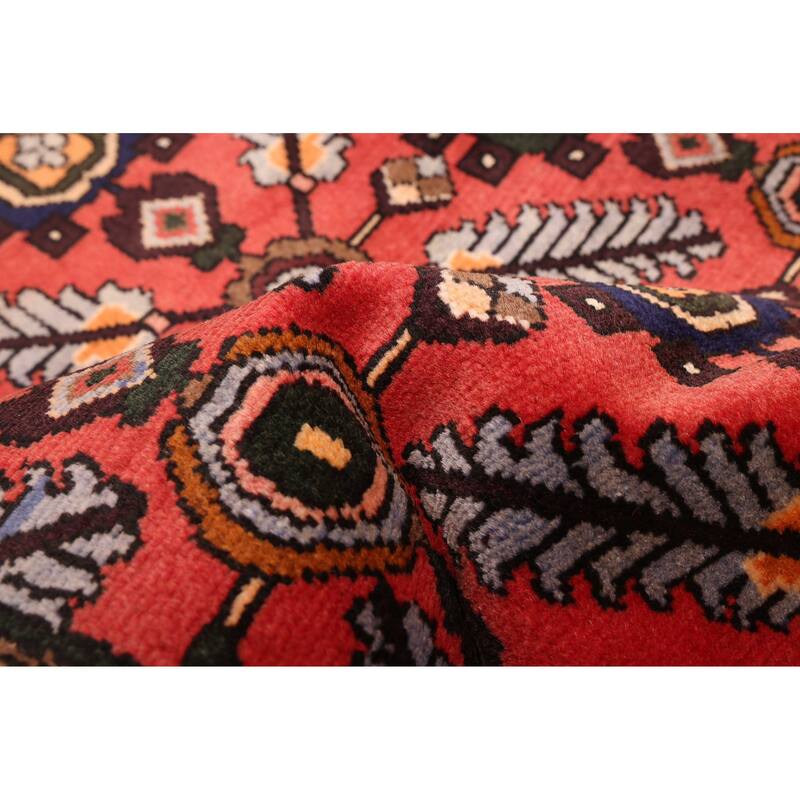 ECARPETGALLERY Hand-knotted Andelz Light Red Wool Rug - 3'1 x 6'9