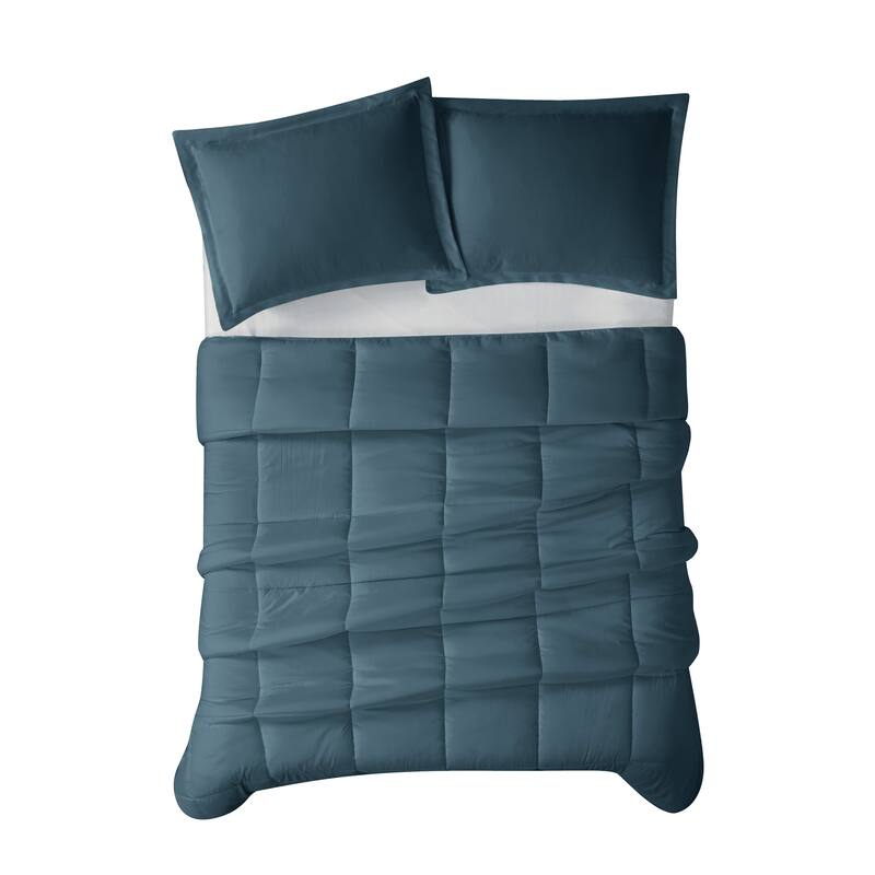 Cannon Heritage Solid 3 Piece Down Alternative Comforter Set