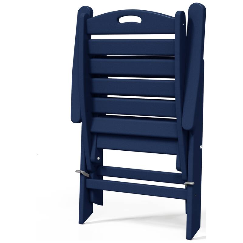 Coastline Patio Folding Highback Dining Chair Set of 2