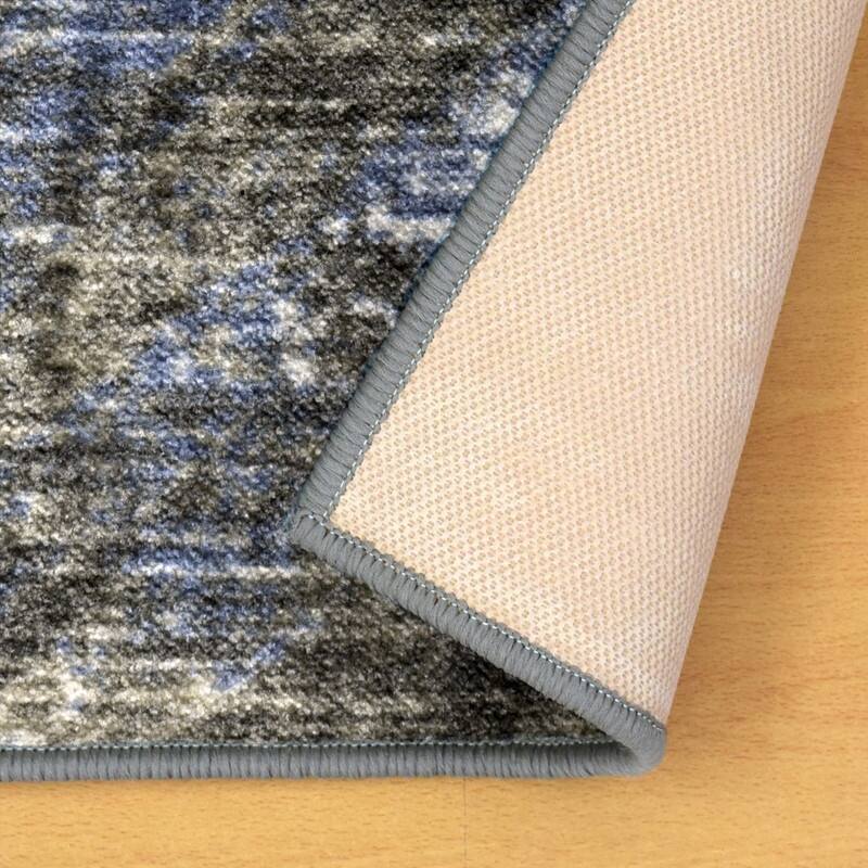 Superior Xander Abstract Washable Non-Slip Indoor Runner or Area Rug