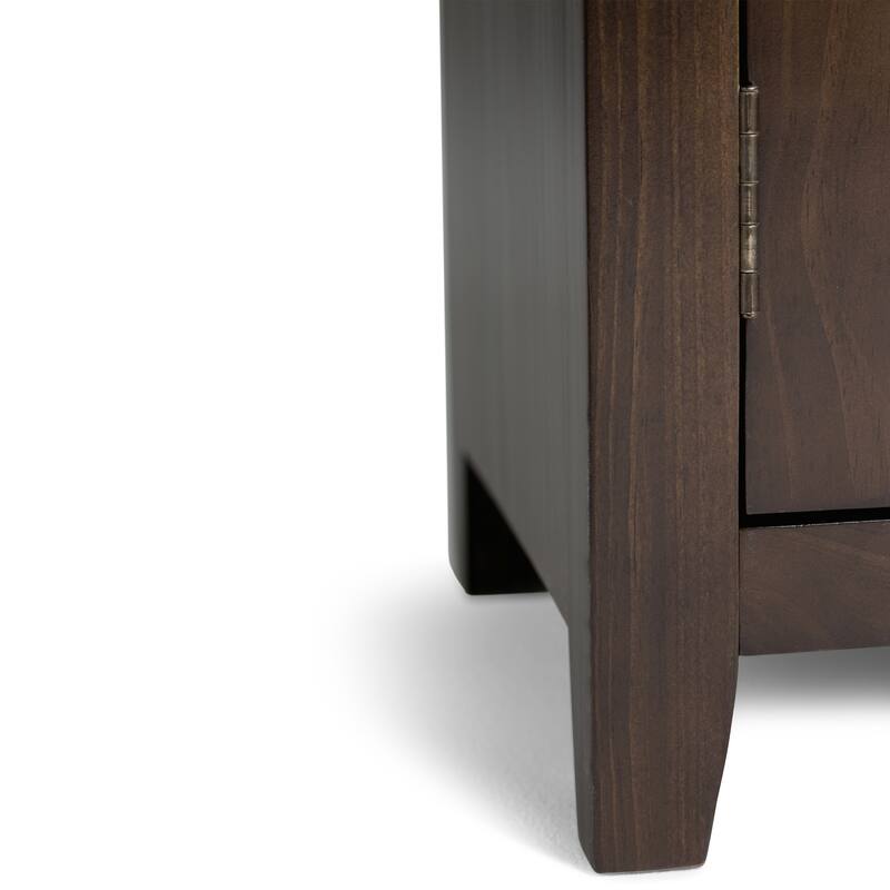 WYNDENHALL Essex SOLID WOOD 30 inch Wide Contemporary Low Storage Cabinet - 30"w x 14"d x 31" h