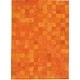 preview thumbnail 6 of 41, Nourison Vivid Textured Over-dyed Hair on Hide Modern Patchwork Area Rug