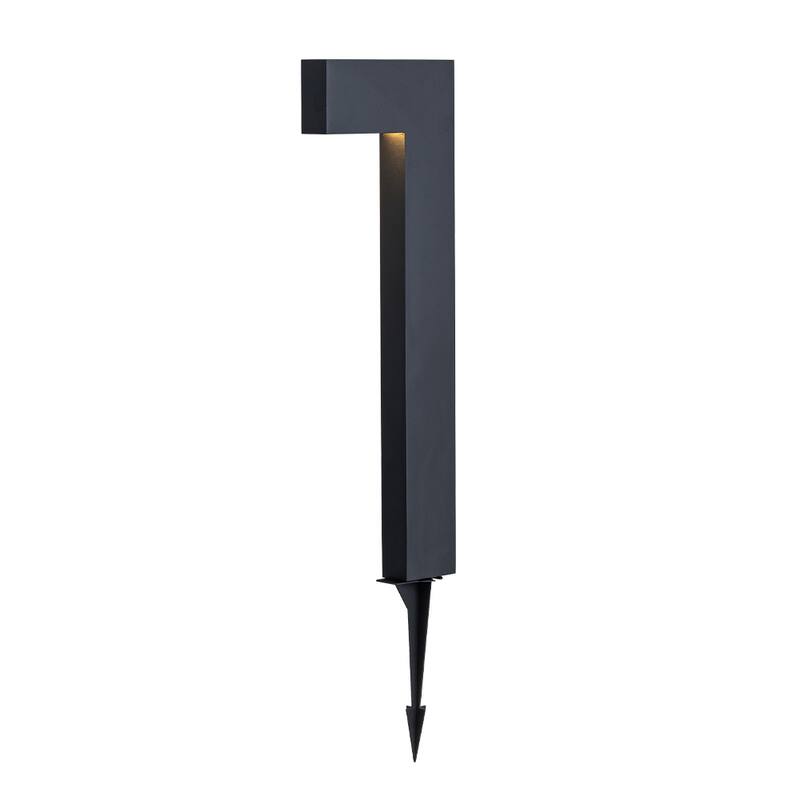 Low Voltage 12V Black Integrated LED Landscape Path Lights, Warm White Outdoor Garden & Driveway Lighting (6 Pack) - W6''