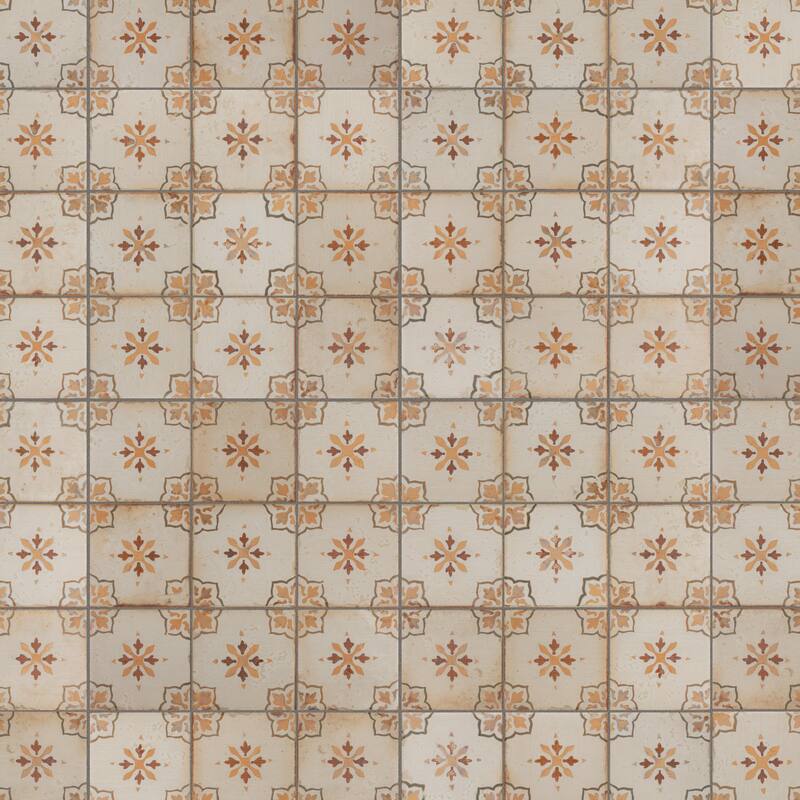 Merola Tile Mirambel Marron 13" x 13" Ceramic Floor and Wall Tile