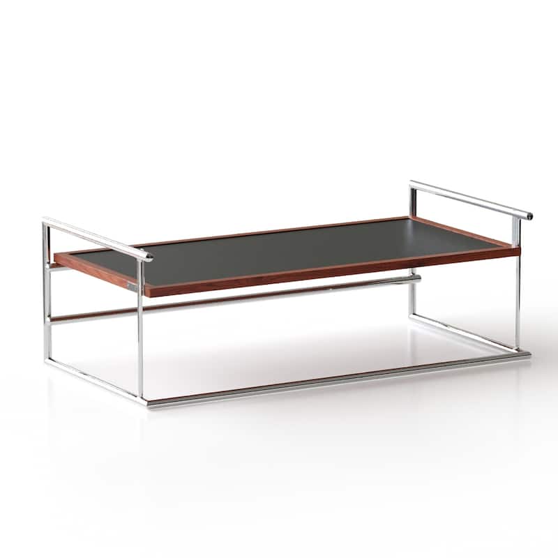 2-in-1 Convertible Desk Coffee Table with Drawing & Writing Surface, Dining Table End Table with Rust-Resistant Frame