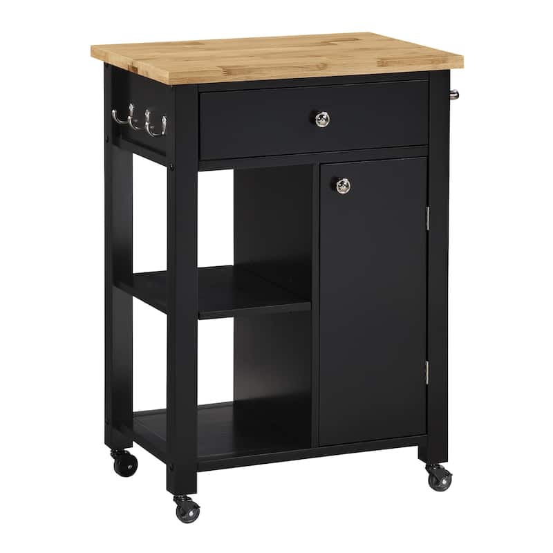 Derry Kitchen Cart - Black