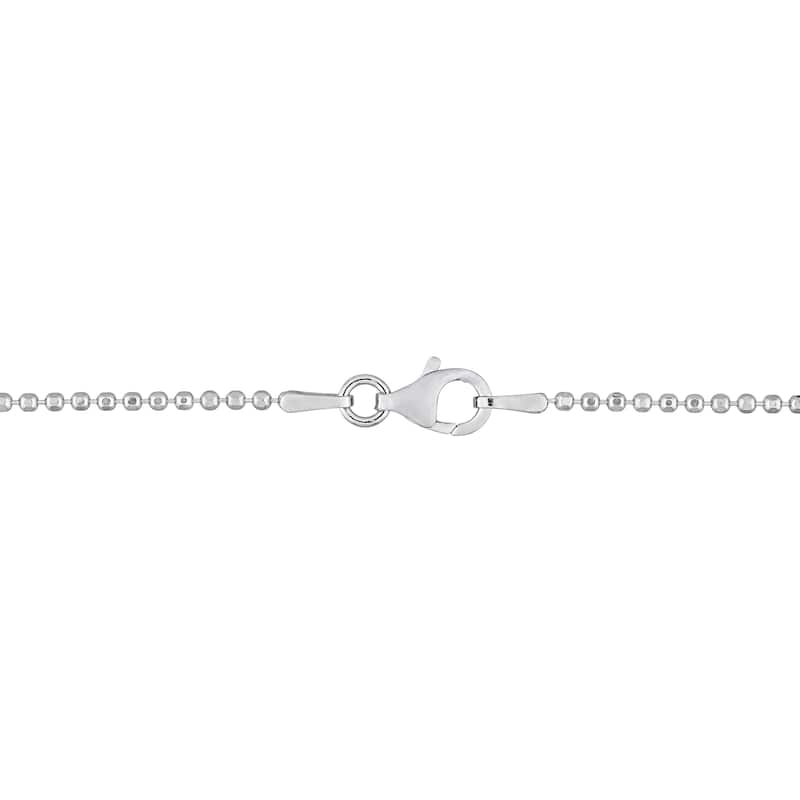 Miadora Sterling Silver Ball Chain Necklace