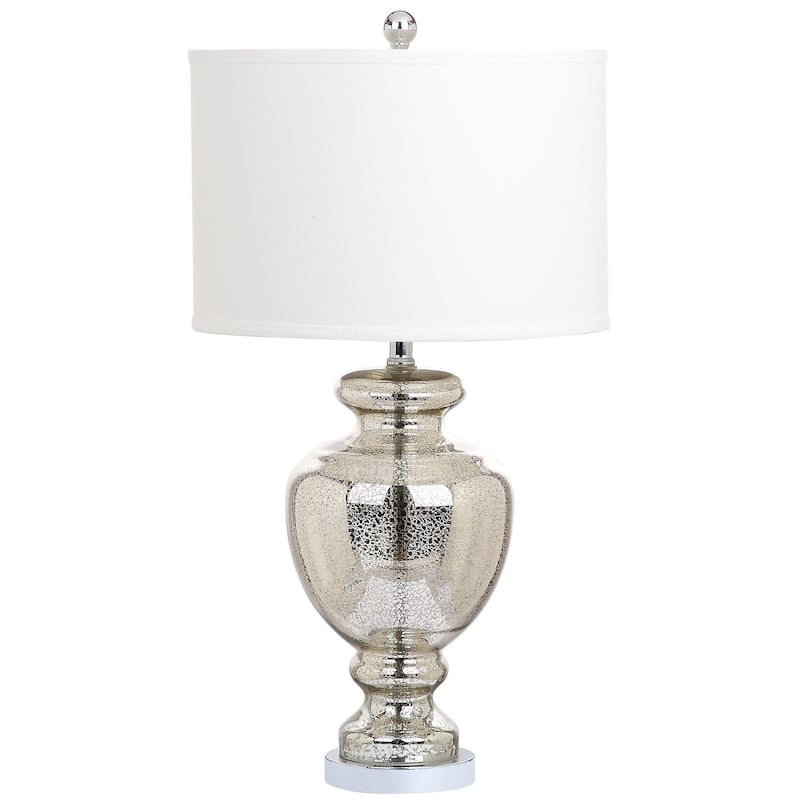 SAFAVIEH Lighting 28-inch Morocco Mercury Glass Table Lamp (Set of 2) - 15"x15"x28"