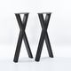 preview thumbnail 16 of 20, X-Type Iron Solid Metal Furniture Table Legs