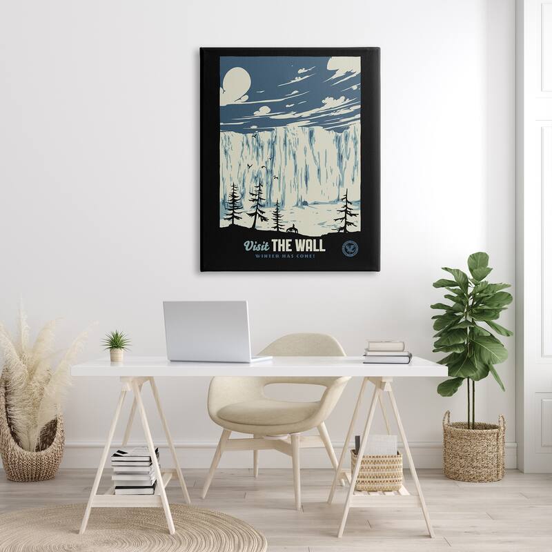 Stupell Winter Has Come Fantasy Landscape Stretched Canvas Wall Art, Design by Matheus Lopes Castro