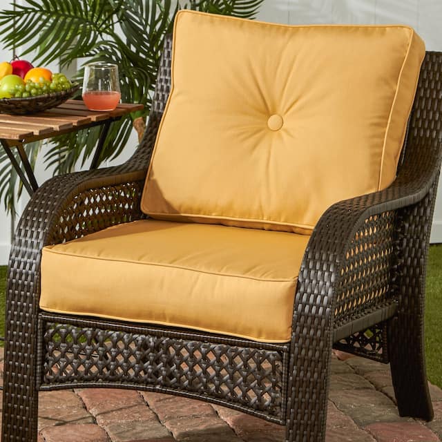Deltaville Sunbrella Deep Seat Outdoor Cushion Set by Havenside Home