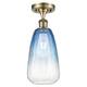 Option Antique Brass / Sapphire Blue
