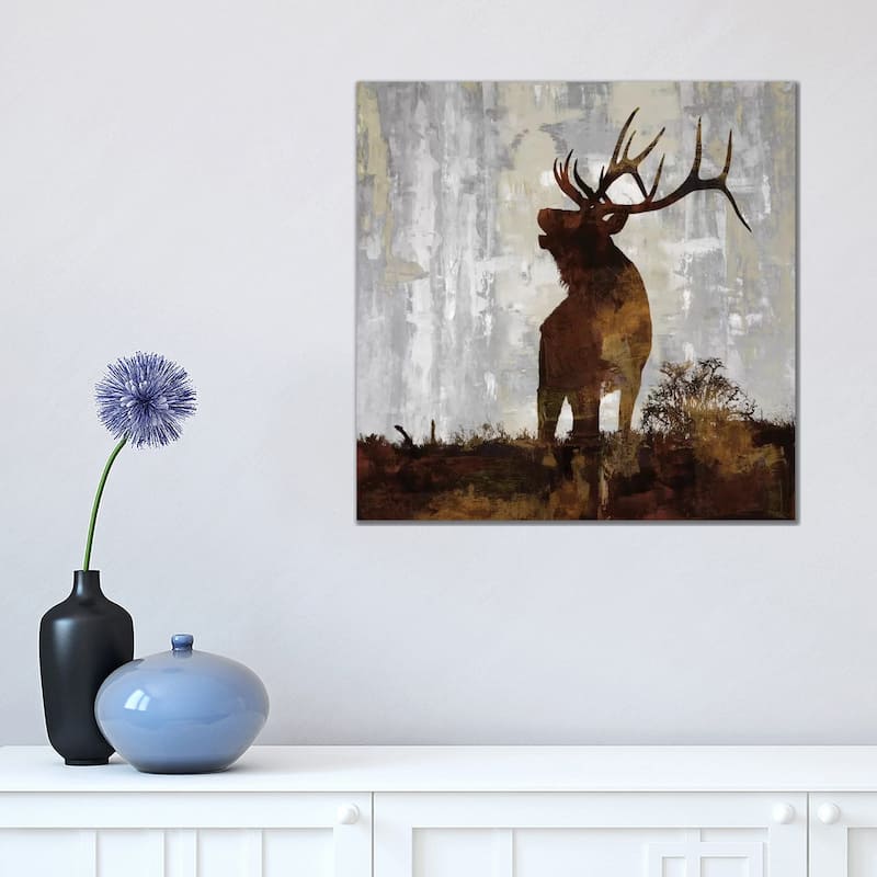 iCanvas "Elk" by Carl Colburn Canvas Print - 18x18x1.5