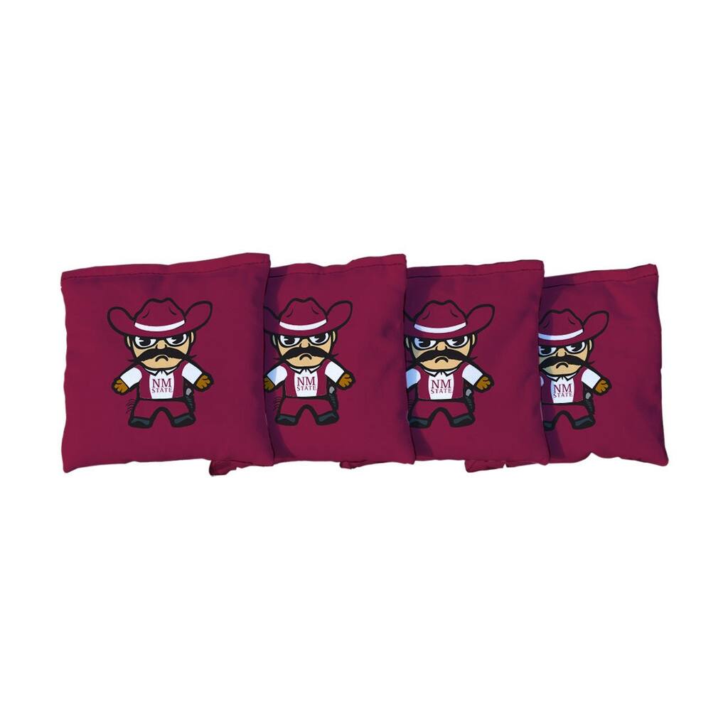 New Mexico State Aggies Tokyodachi Red Cornhole Bags
