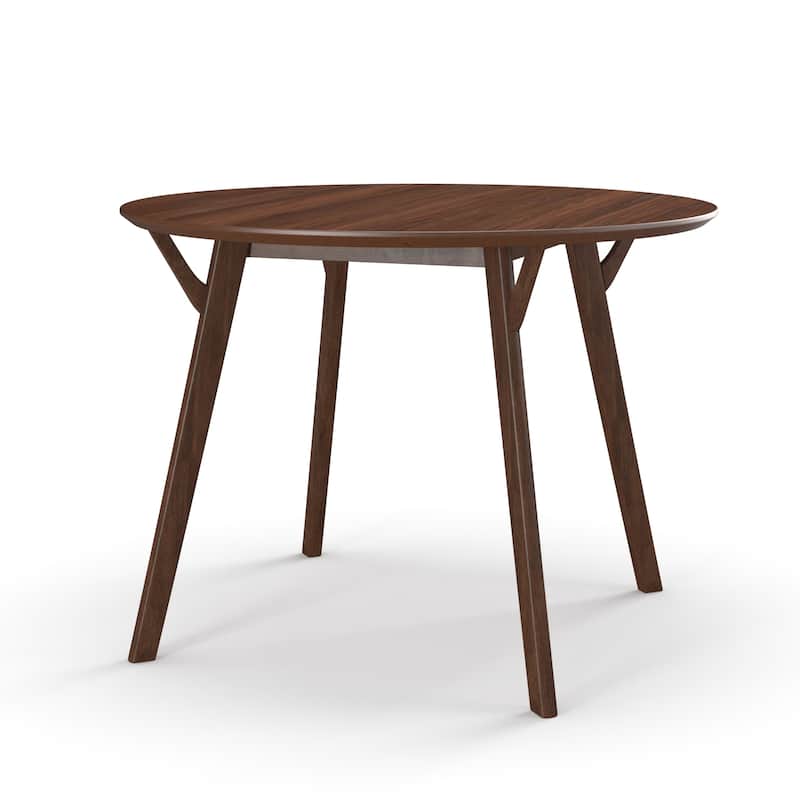 Dante Round Dining Table - Walnut