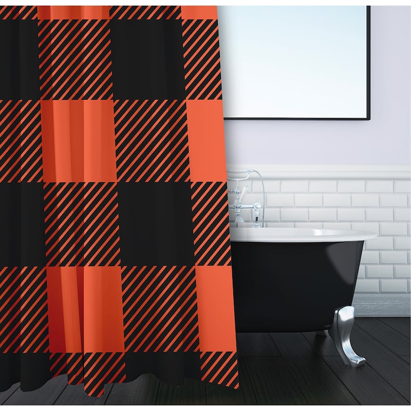 Buffalo Plaid Shower Curtain
