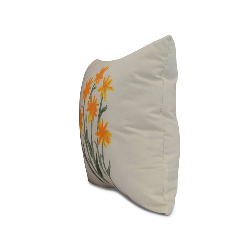 20 x 20 inch Daffodils Decorative Pillow