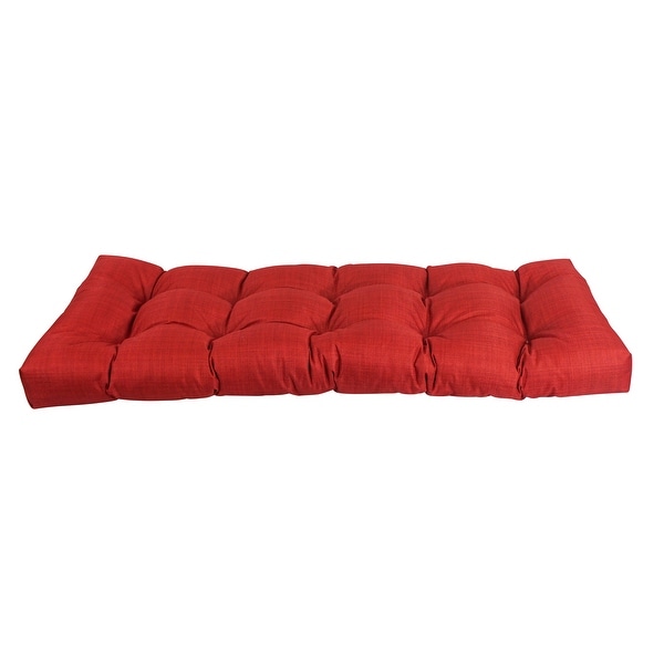 Tufted Indoor Outdoor Bench Cushion Multiple widths from 46 to 60 inch On Sale Bed Bath Beyond 30970422