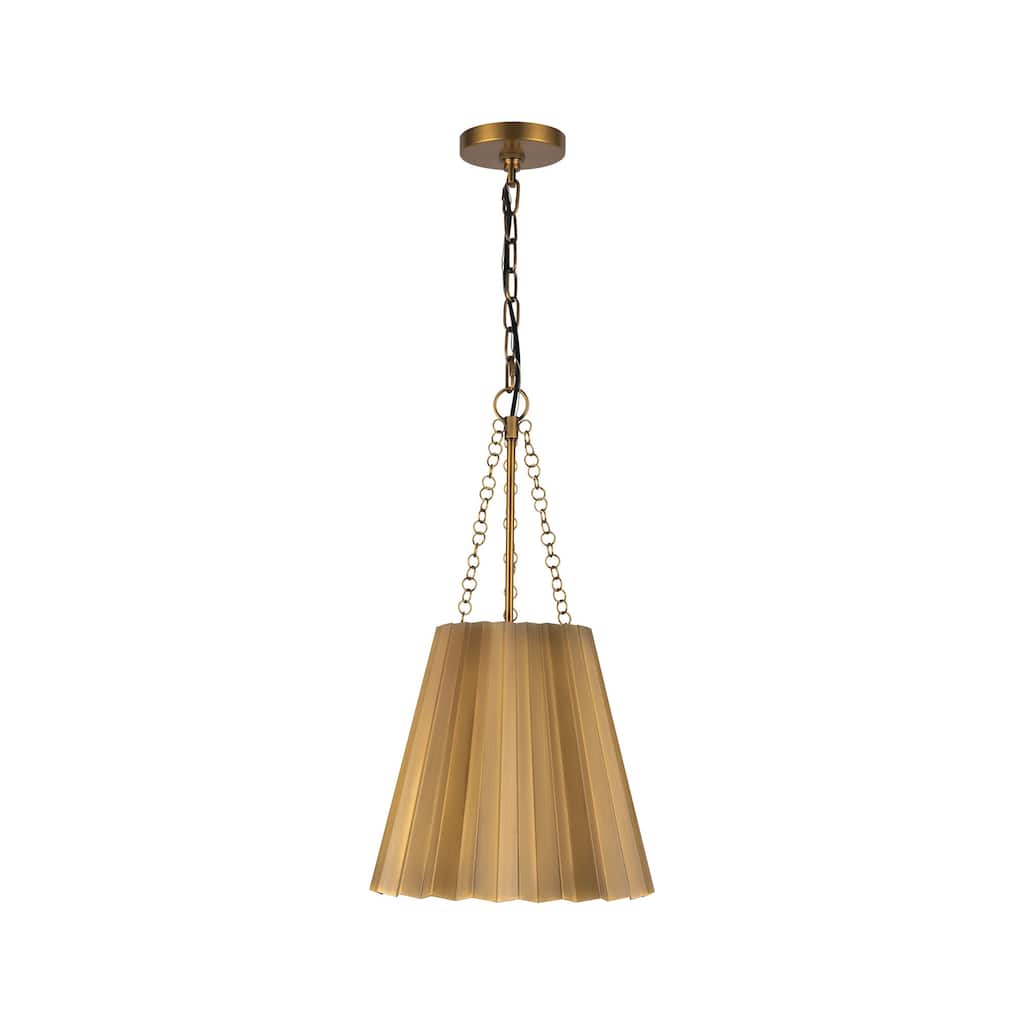 Alora Lighting PD528012 Plisse 12" Wide Pendant
