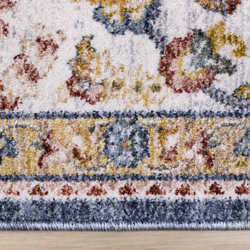 Olivia Collection - Classic Elegant Border Area Rug