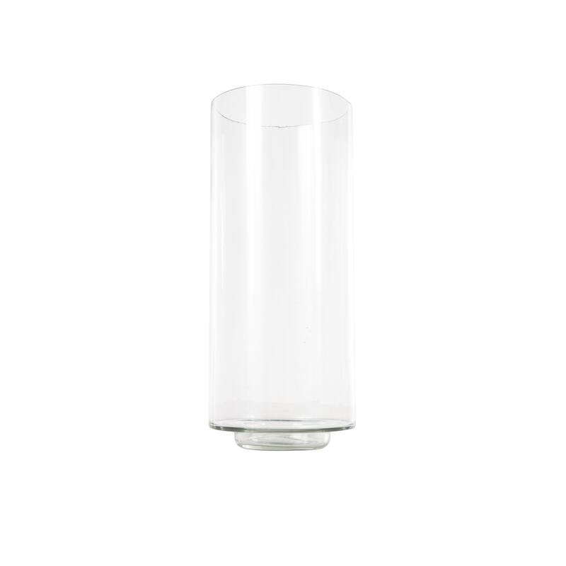 Glass Wide Vase - Clear - Roche River Decor