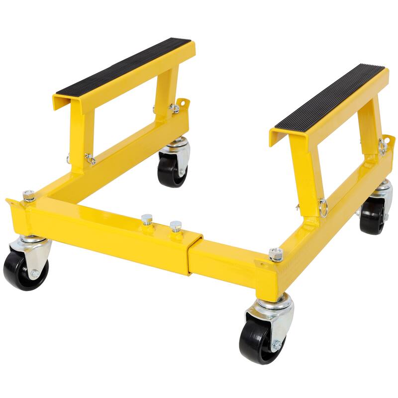 ATV Motorcycle Engine Cradle Dolly 1500lbs - Yellow